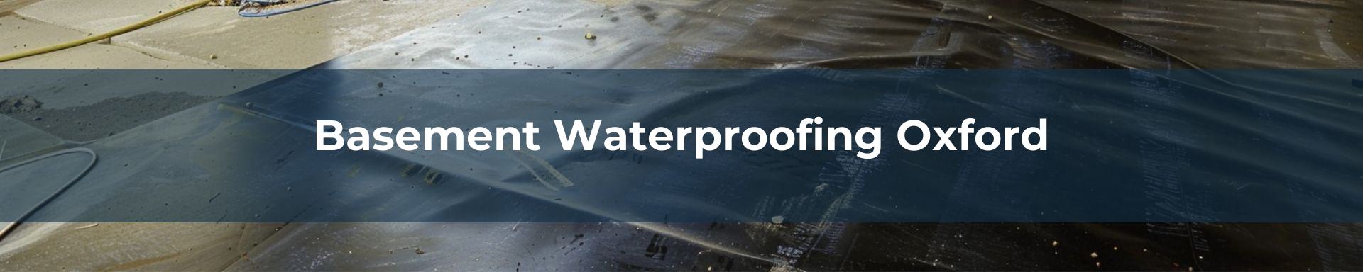 basement waterproofing Oxford